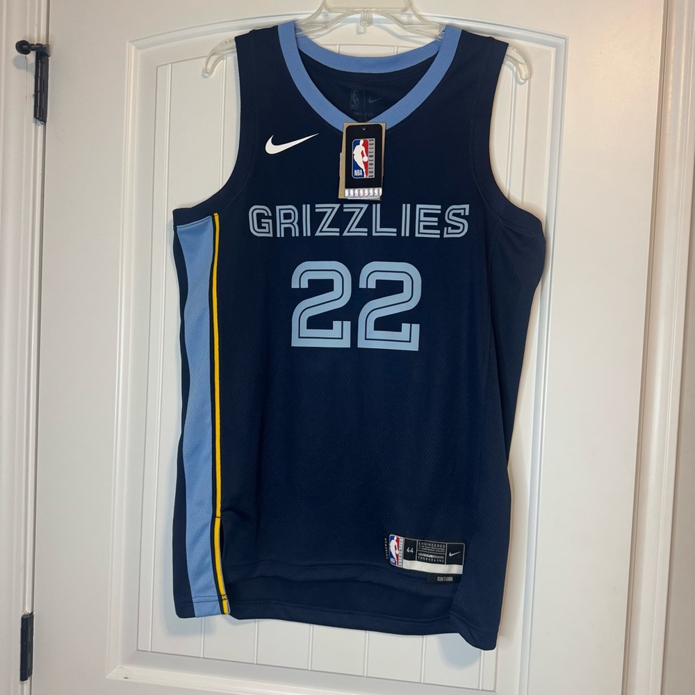 NBA Nike Autographed Memphis Grizzlies Desmond Bane #22 NBA Icon Edition Jersey